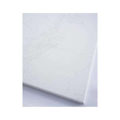 Set pictura pe numere 40x50cm, Brushme - Turta dulce, motive Craciun - pensule, culori, BS52505 [4]