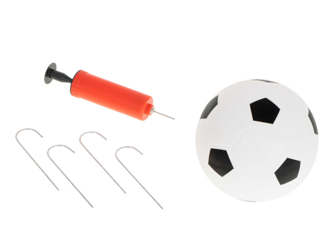 Set Poarta de fotbal pentru copii, cu plasa, panou pentru tinta si minge [9]