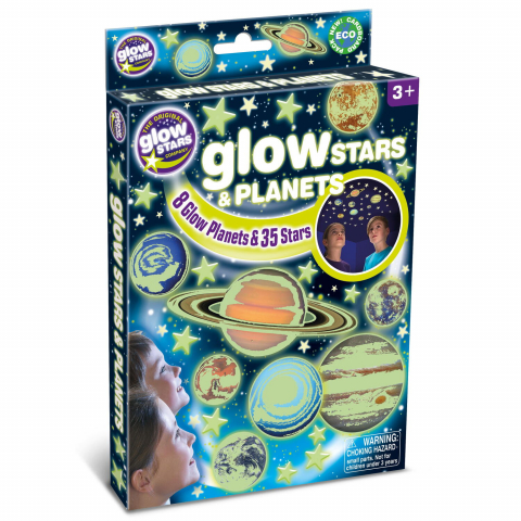 Jucării STEM, Știință şi Experimente - Set reflectorizant - Planete si stele
