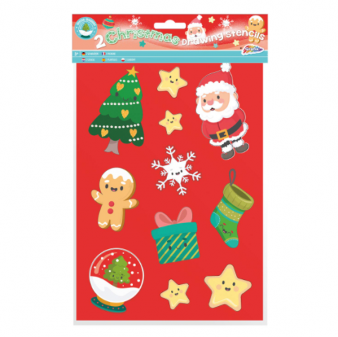 Art & Craft si Artizanat - Set sabloane desen - Craciun