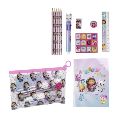 Rechizite Școlare - Set scolar Cerda Gabbys Dollhouse , 22x14x0.5cm, 395792