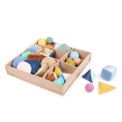Jucării și Jocuri pentru copii - Set senzorial STEM cu 27 piese tactile, Guidecraft, copii varsta 1-5 ani