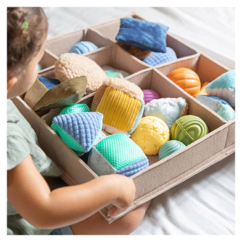 Set senzorial STEM cu 27 piese tactile, Guidecraft, copii varsta 1-5 ani [1]