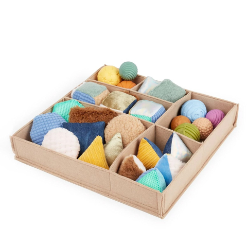 Set senzorial STEM cu 27 piese tactile, Guidecraft, copii varsta 1-5 ani [4]