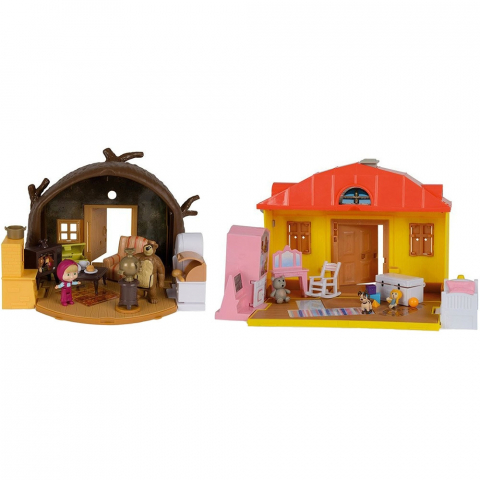 Jucării și Jocuri pentru copii - Set Simba Masha and the Bear Deluxe Play Set