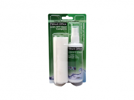 Birotică și Papetărie - Set spray 100 ml + 15 șervețele uscate ecran LCD/TFT, Favorit