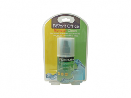 Birotică și Papetărie - Set spray gel 200 ml + lavetă microfibră ecran LCD/TFT, blister, Favorit