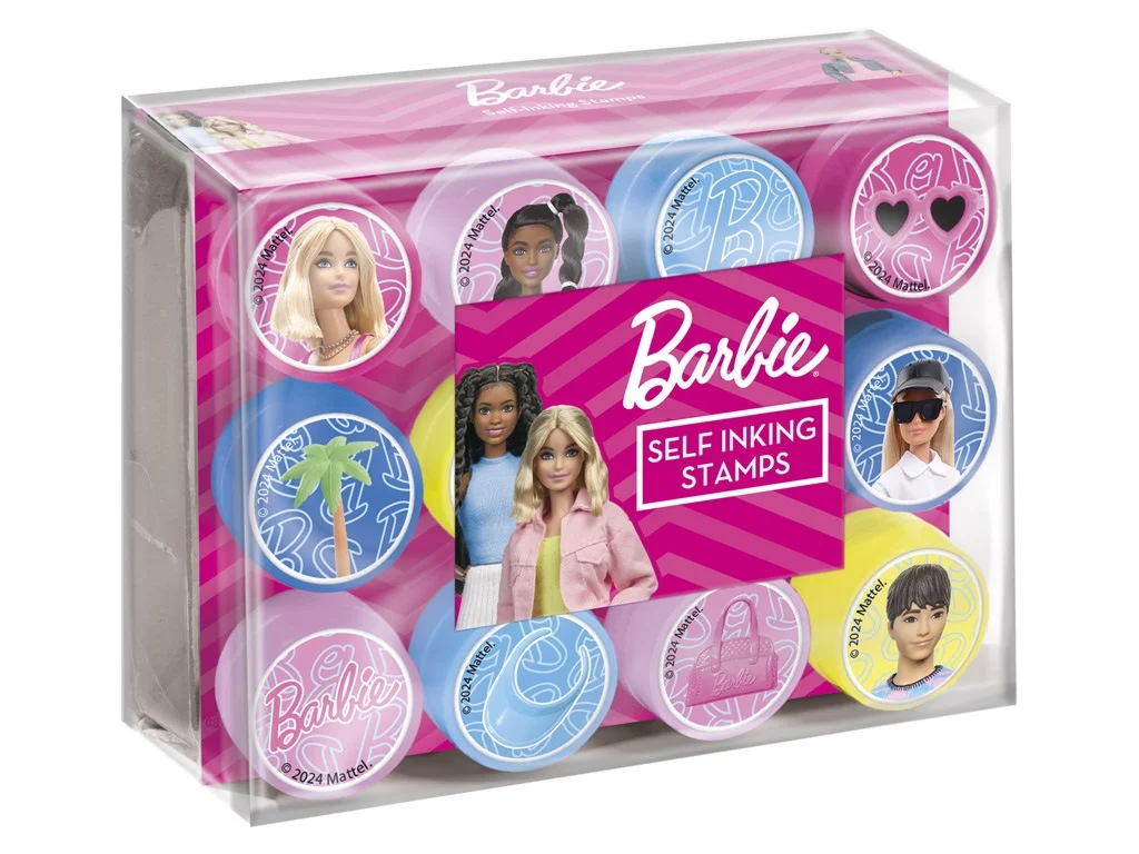 Ștampile, Tușiere, Embosare - Set stampile Barbie Totum 60/bax