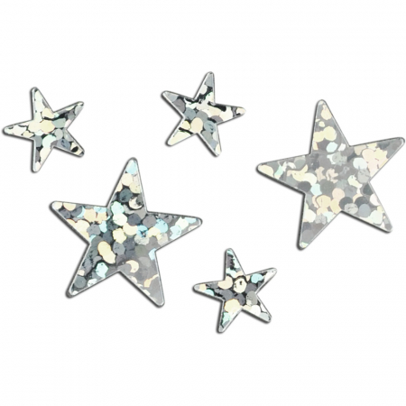 Set stelute holograma pentru activitati craft, 20 gr [1]