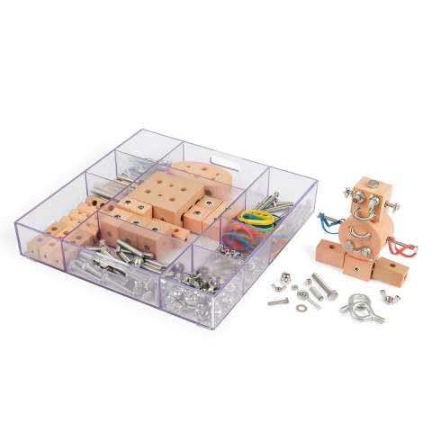 Jucării și Jocuri pentru copii - Set STEM pentru constructie de roboti, Guidecraft, copii varsta 3+ ani