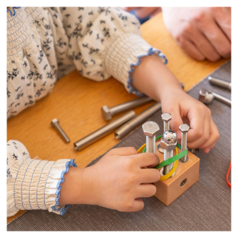 Set STEM pentru constructie de roboti, Guidecraft, copii varsta 3+ ani [4]