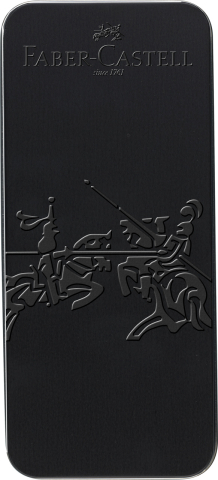 Set stilou + pix grip 2011 negru faber-castell [2]