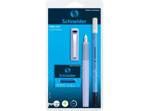 Rechizite Școlare - Set Stilou Schneider Ceod + Pic Corry + 6 patroane cerneală