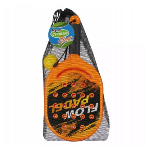 Set Tenis, include 2 rachete padel, minge, husa, 22x46x3 cm, 3+ ani, MegaCreative, 577842 [5]