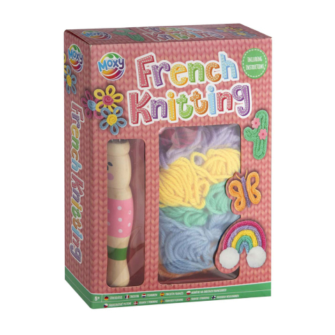 Jucării și Jocuri pentru copii - Set tricotat Moxy in cutie 21x15x4cm