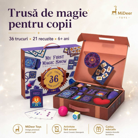 Set de Magie pentru copii, Micul Magician - Jucarii MiDeer