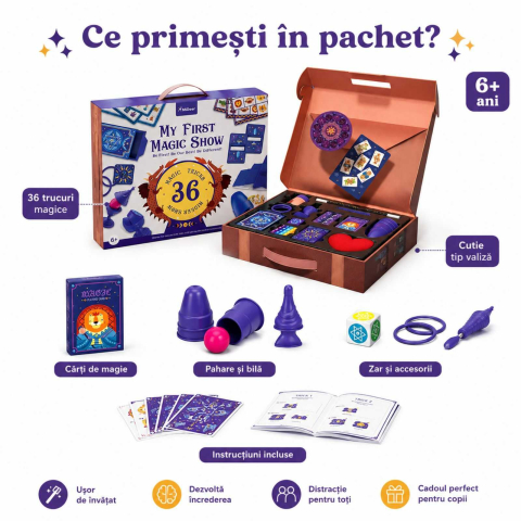 Set de Magie pentru copii, Micul Magician - Jucarii MiDeer [7]