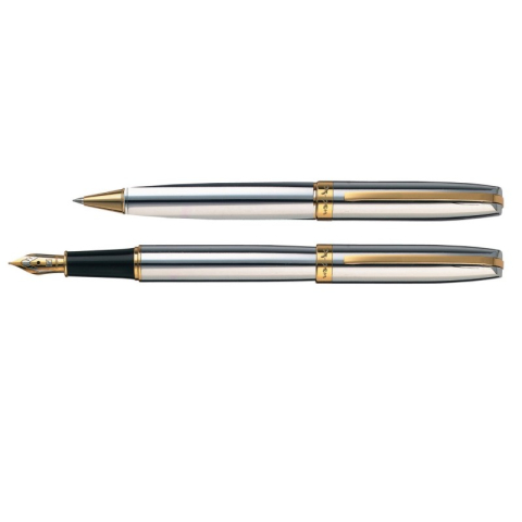 Birotică și Papetărie - Set X-PEN LEGEND pix si stilou cromat accesorii aurii