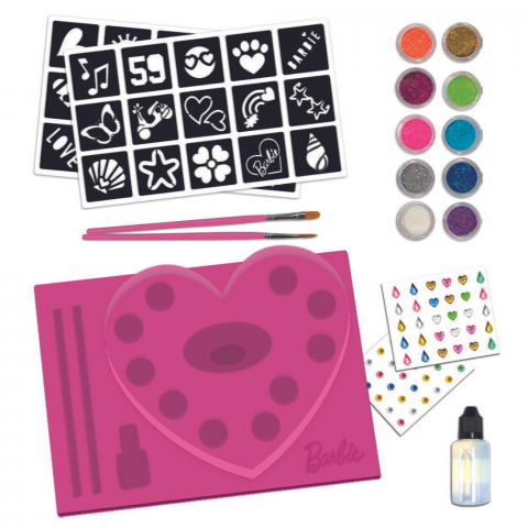 Art & Craft si Artizanat - Setul meu de tatuaje cu sclipici - Barbie
