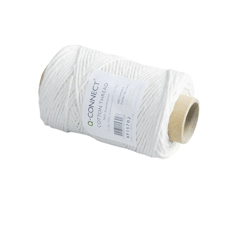 Jucării și Jocuri pentru copii - Sfoara din bumbac Q-CONNECT 100 g lungime 80 m alb