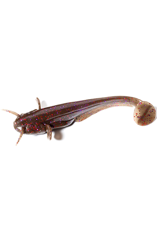 Nălucă - Shad FishUp Catfish 5cm #050 Green Pumpkin Brown Red and Purple 5cm Green Pumpkin Brown Red and Purple