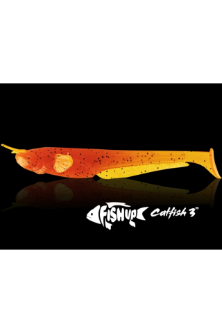 Shad FishUp Catfish 7.5cm #074 Green Pumpkin Seed 7.5cm Green Pumpkin Seed [1]