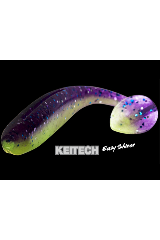 Shad Keitech Easy Shiner Violet Chart Red Flake EA#20T 11.4cm [2]