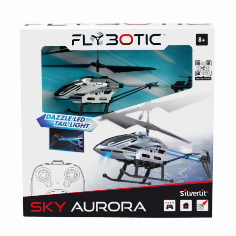 Jucării și Jocuri pentru copii - Silverit flybotic sky aurora elicopter cu telecomanda copii varsta 8 ani - 13 ani