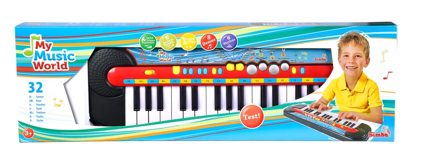 Jucării și Jocuri pentru copii - Simba orga electronica 32 clape 15 melodii