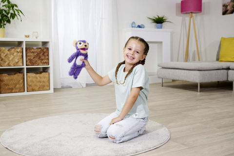 Simba screamerz jucarie plus maimutica violet [3]