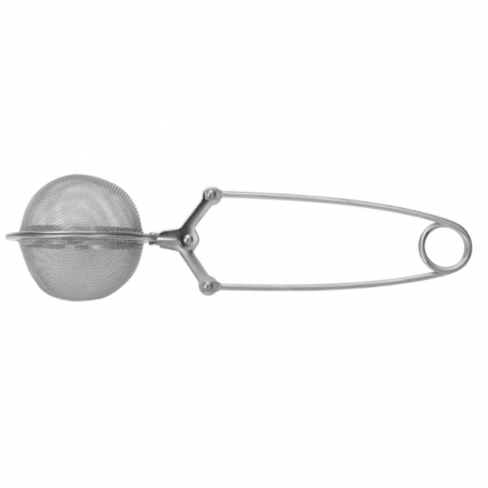 Casă, gradină și bricolaj - Sita dubla pentru ceai, infuzor tip cleste, filtru inox