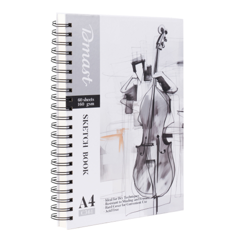 Carti de colorat si blocuri de desen - Sketch book a4 60 file 160g landscape dmast by pebeo
