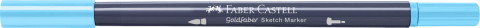 Sketch marker 2 capete albastru apa 164 goldfaber faber-castell [3]