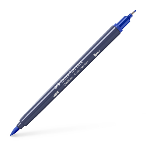 Birotică și Papetărie - Sketch marker 2 capete albastru indian 247 goldfaber faber-castell