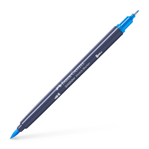 Birotică și Papetărie - Sketch marker 2 capete albastru marin 451 goldfaber faber-castell