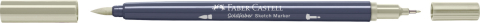 Sketch marker 2 capete argila verzuie 315 goldfaber faber-castell [2]