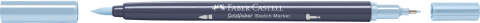 Sketch marker 2 capete bleu porumbel deschis 452 goldfaber faber-castell [1]
