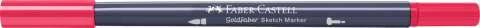 Sketch marker 2 capete carmin permanent 126 goldfaber faber-castell [3]