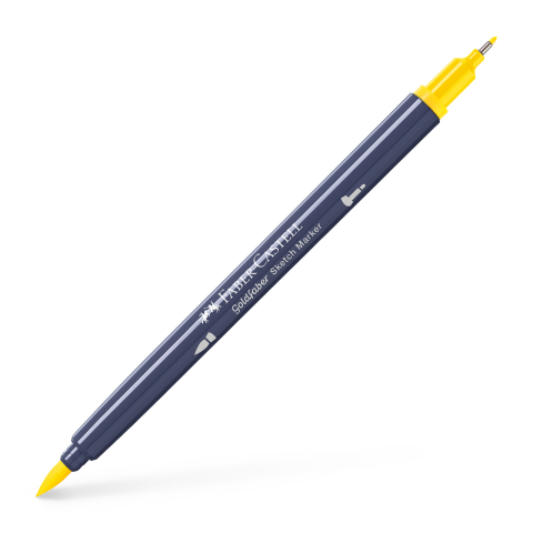 Birotică și Papetărie - Sketch marker 2 capete galben cadmium 107 goldfaber faber-castell