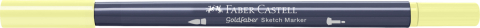 Sketch marker 2 capete galben deschis glazurat 104 goldfaber faber-castell [3]