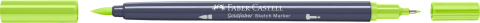 Sketch marker 2 capete galben lime 207 goldfaber faber-castell [1]
