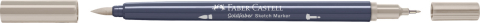 Sketch marker 2 capete gri cald iii 272 goldfaber faber-castell [1]