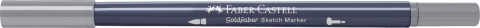Sketch marker 2 capete gri neutru iii 333 goldfaber faber-castell [2]