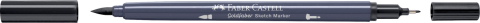 Sketch marker 2 capete gri neutru v 335 goldfaber faber-castell [3]