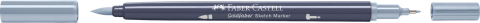 Sketch marker 2 capete gri rece xii 242 goldfaber faber-castell [1]