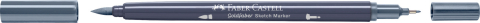 Sketch marker 2 capete gri rece xiii 243 goldfaber faber-castell [1]