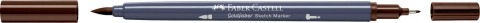 Sketch marker 2 capete maro ars 280 goldfaber faber-castell [1]