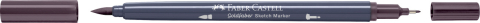 Sketch marker 2 capete mov prafuit 347 goldfaber faber-castell [3]