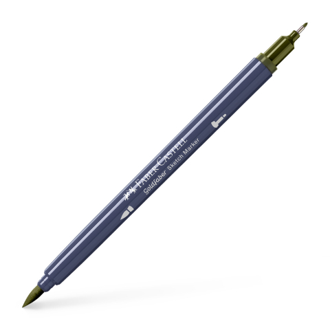 Birotică și Papetărie - Sketch marker 2 capete olive galbui 173 goldfaber faber-castell