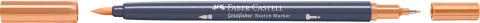 Sketch marker 2 capete teracota 186 goldfaber faber-castell [3]